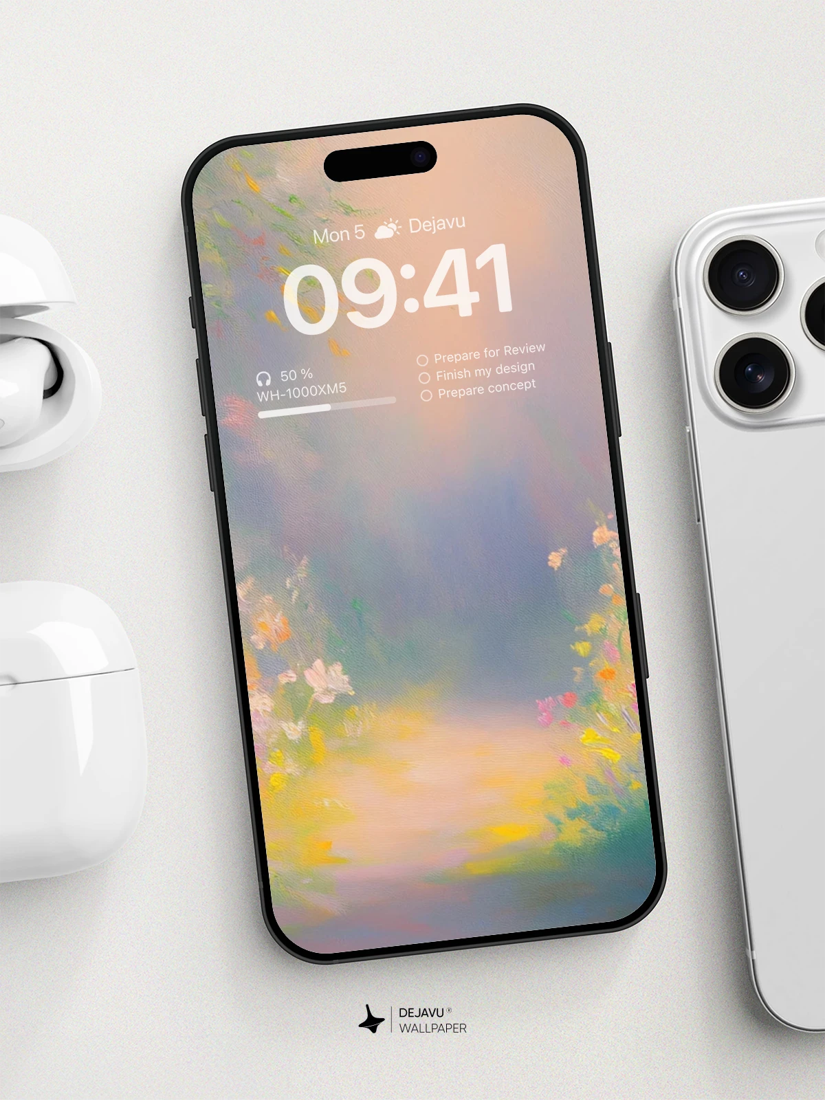 8K Aesthetic Painting of a Dreamy Garden Path