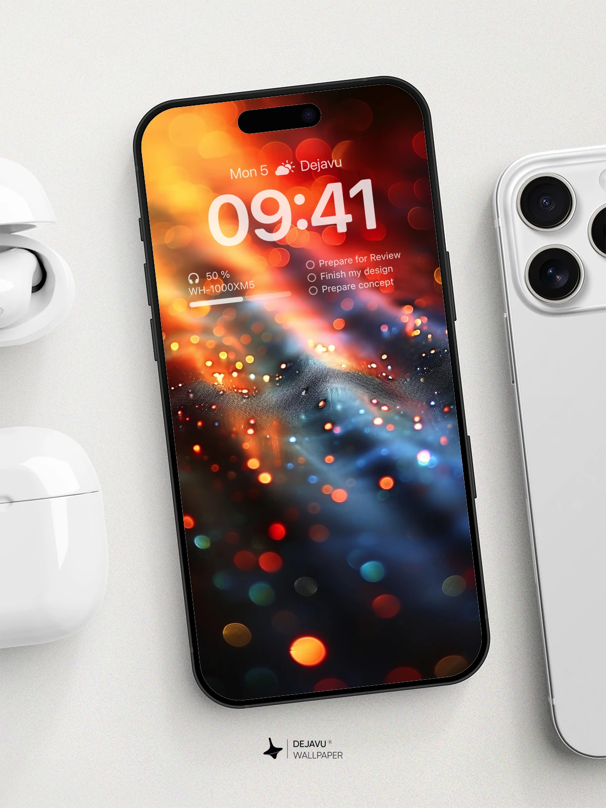 8K Abstract Bokeh Lights Wallpaper