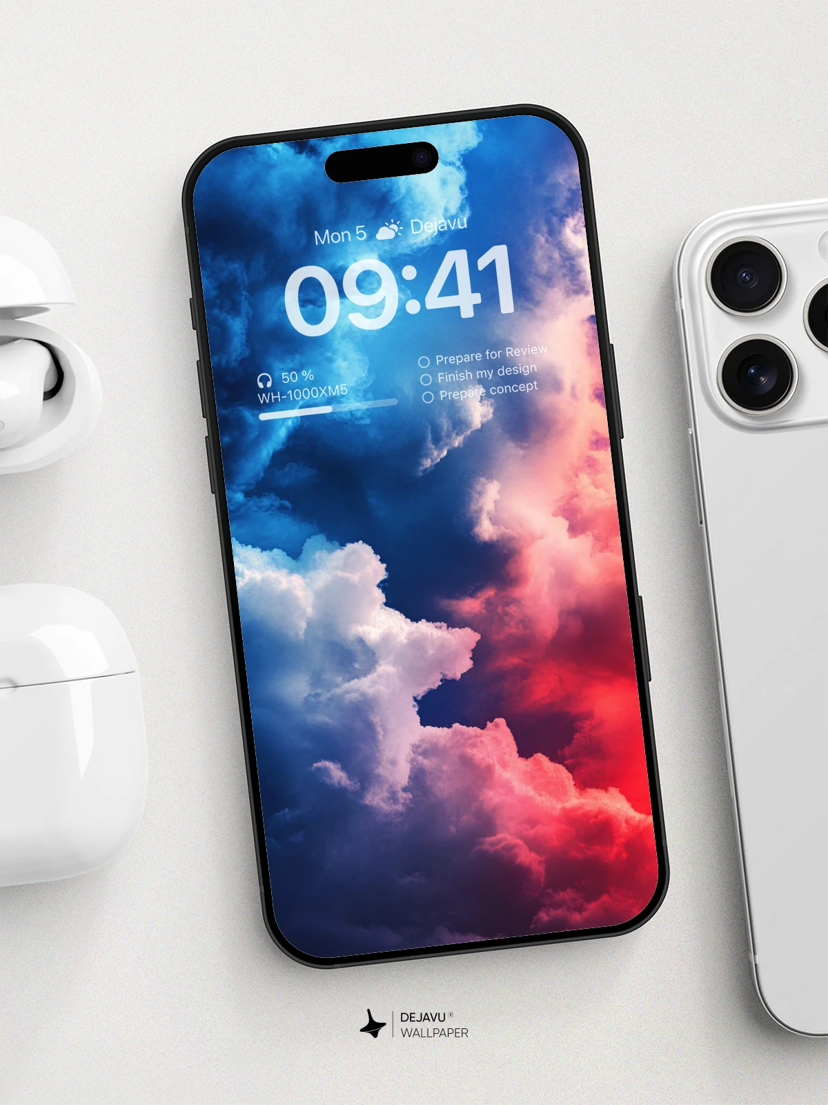 8K Abstract Clouds Minimal Aesthetic Wallpaper