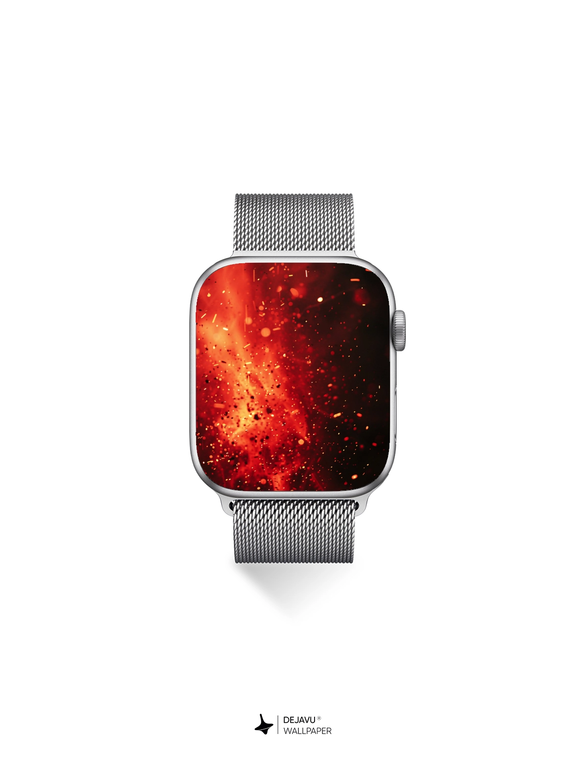 8K Abstract Fire Sparks Minimal Aesthetic Wallpaper