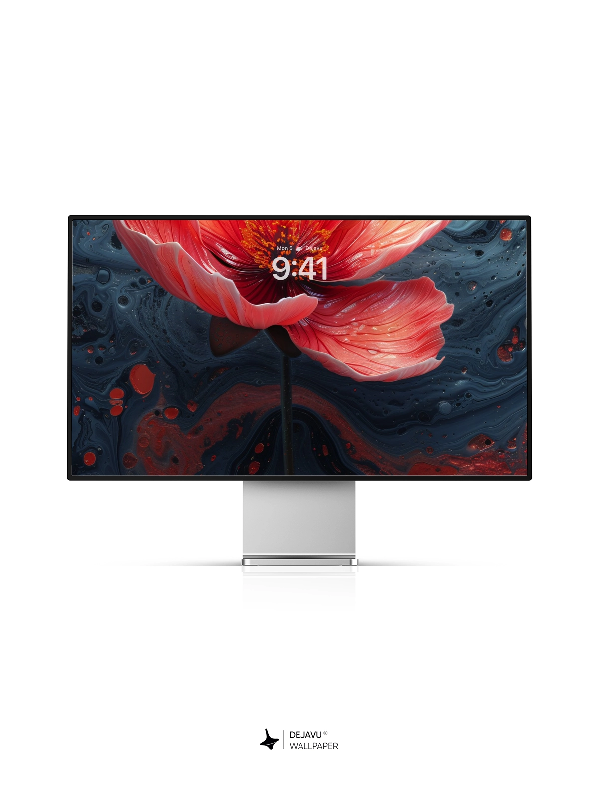 8K Abstract Floral Minimalist Wallpaper