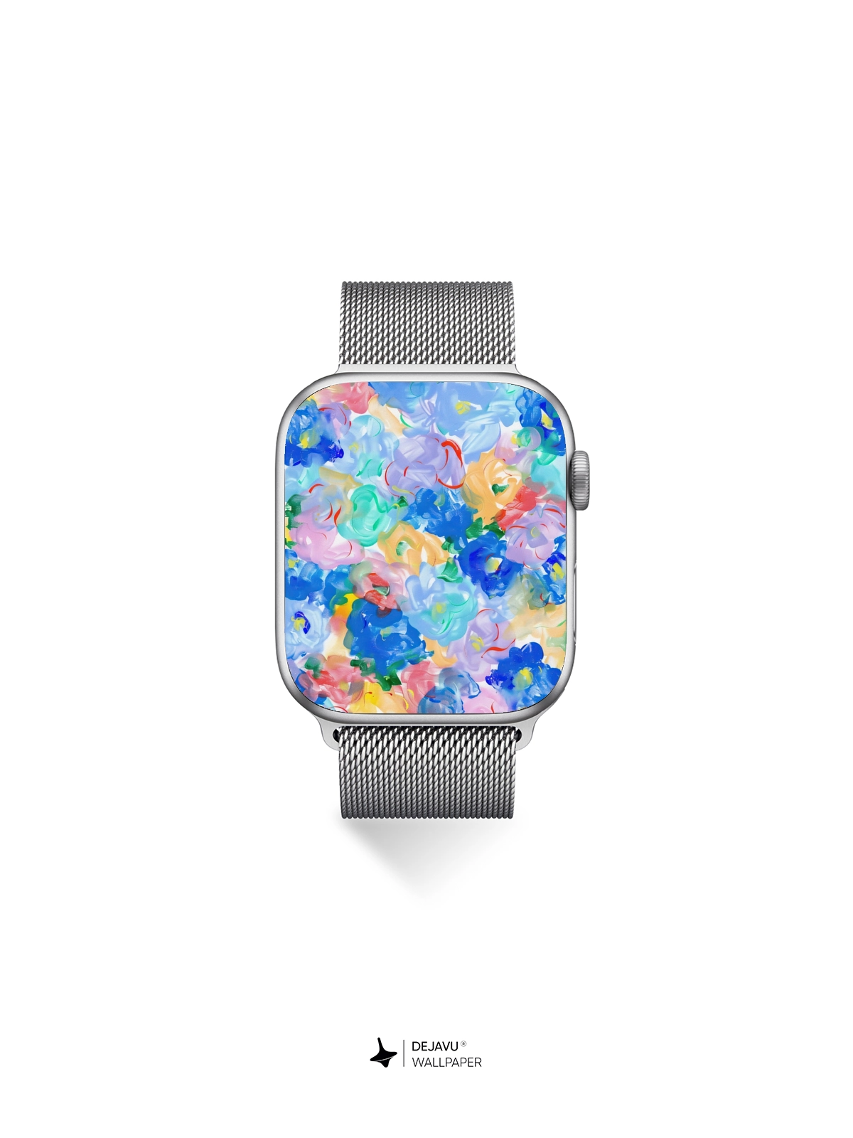 8K Abstract Floral Painting Wallpaper