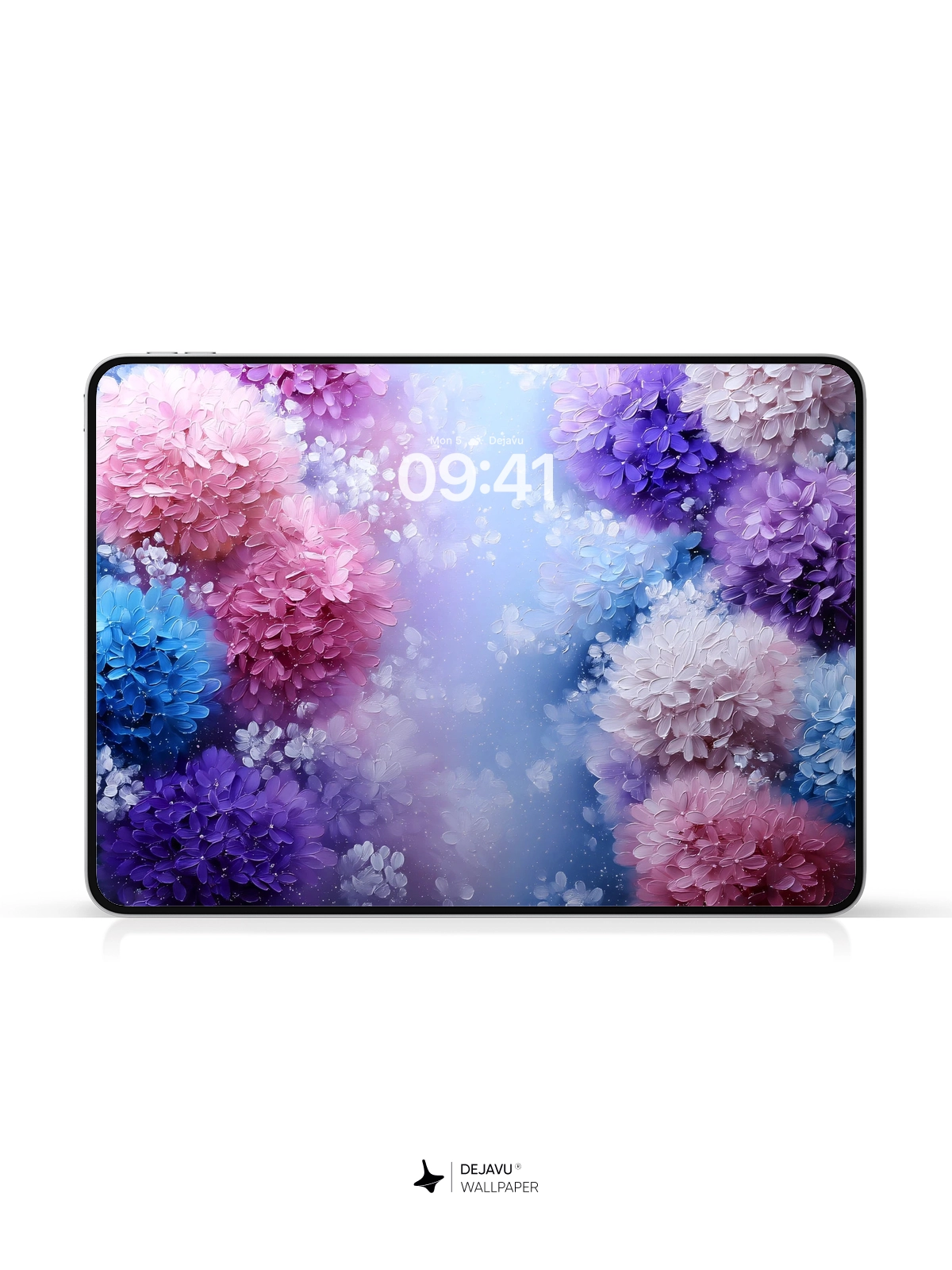 8K Abstract Floral Painting Wallpaper