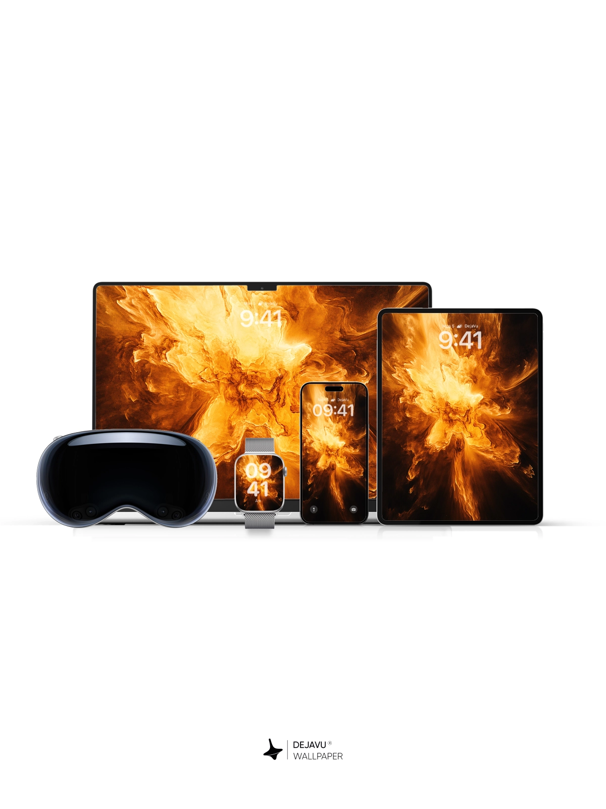 8K Abstract Fire Explosion Wallpaper