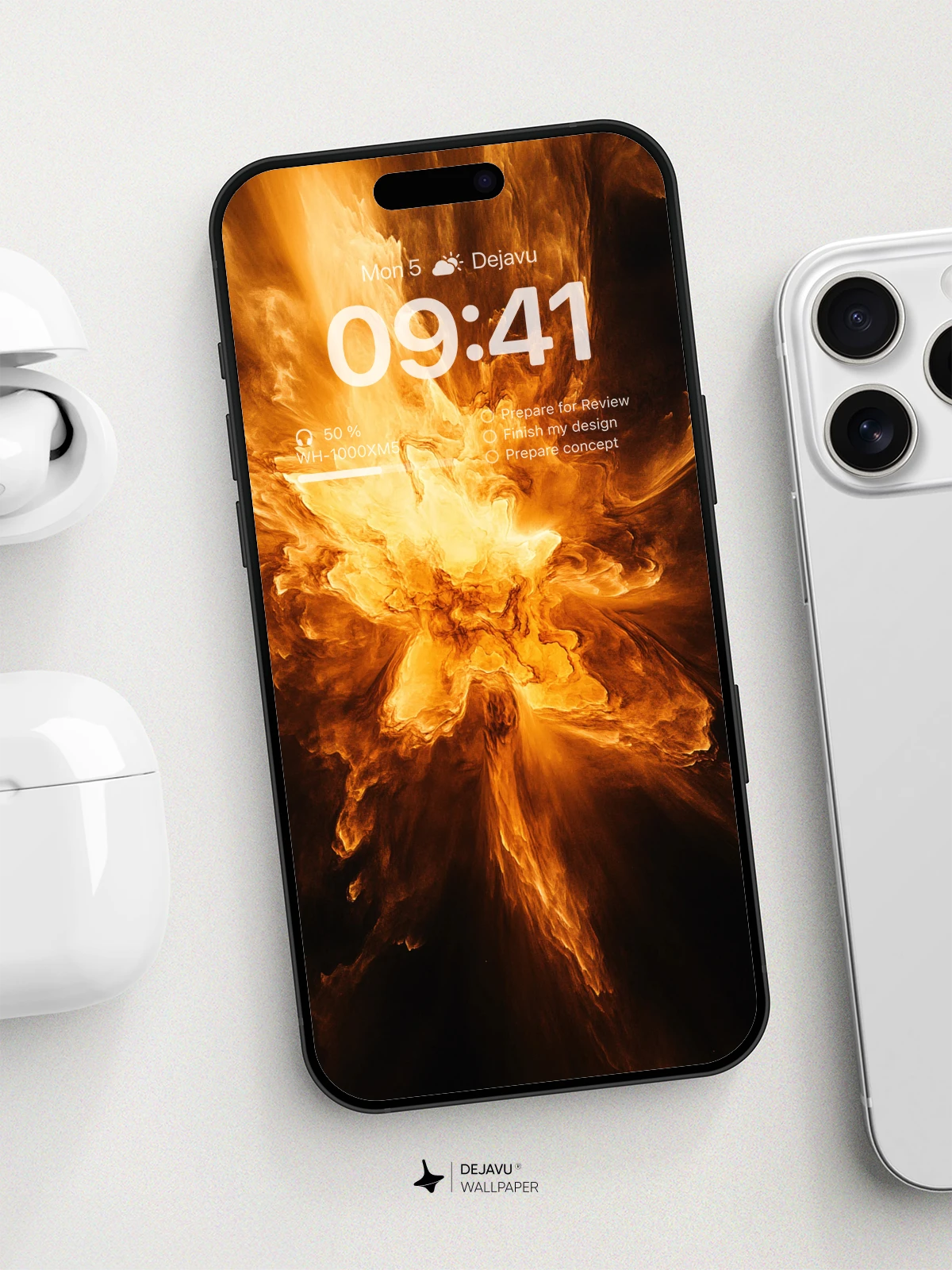 8K Abstract Fire Explosion Wallpaper