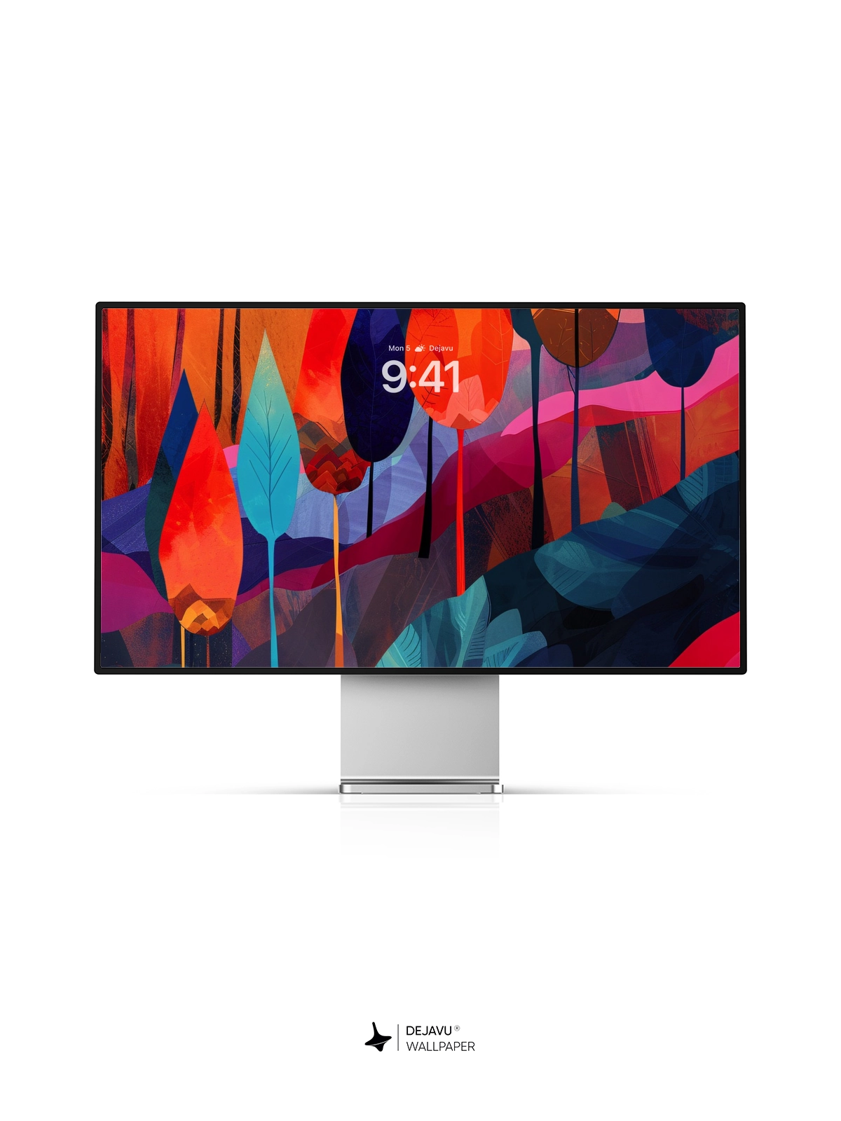 8K Abstract Autumn Forest Illustration
