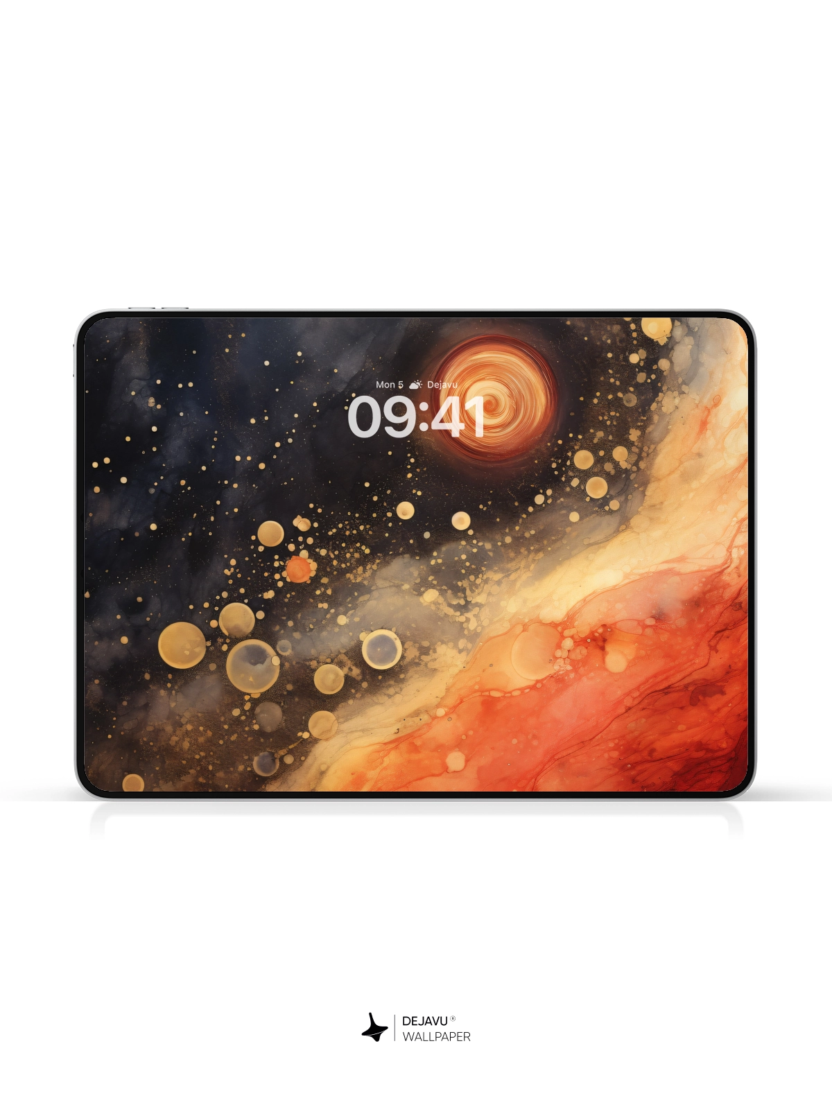 8K Abstract Cosmic Painting: Minimal Aesthetic for iPhone & Android