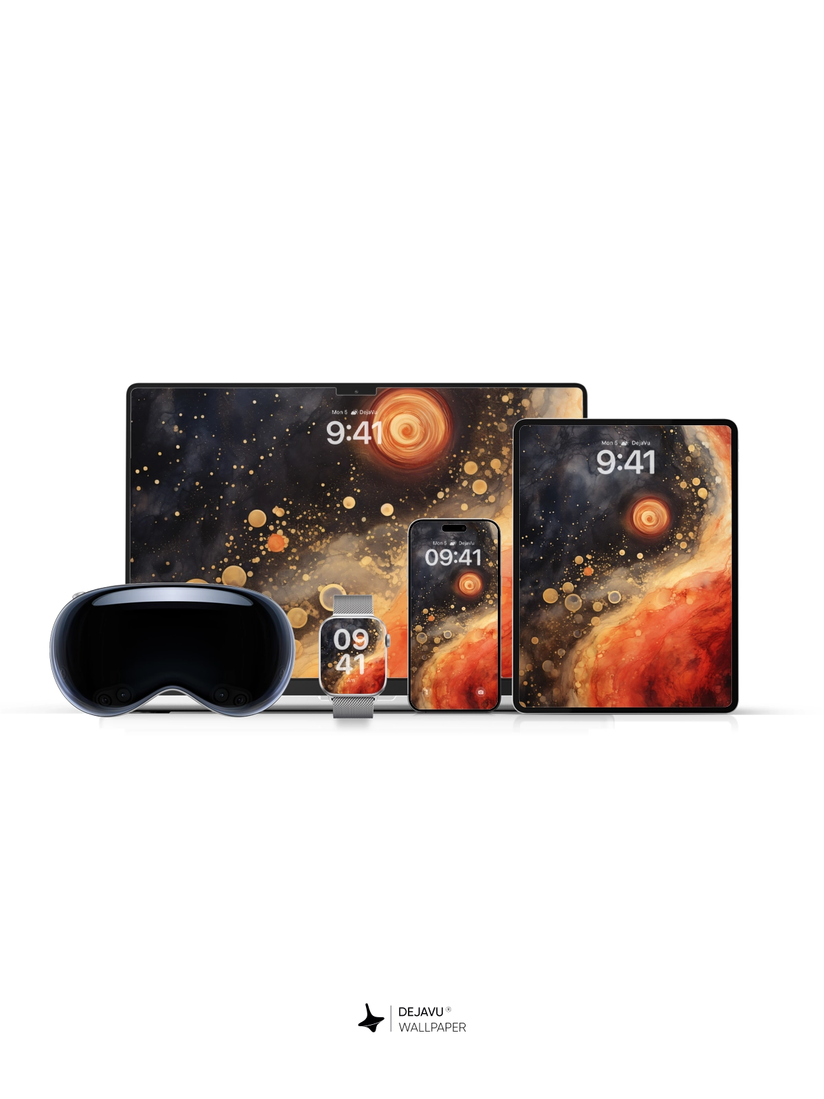8K Abstract Cosmic Painting: Minimal Aesthetic for iPhone & Android