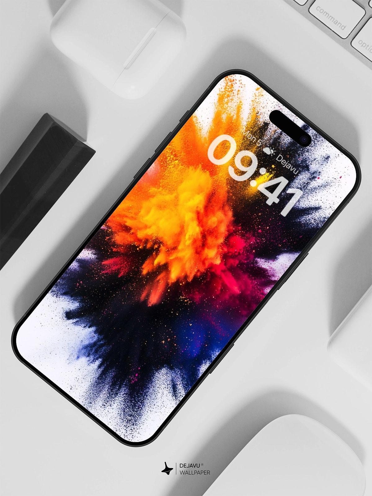 8K Abstract Explosion Wallpaper