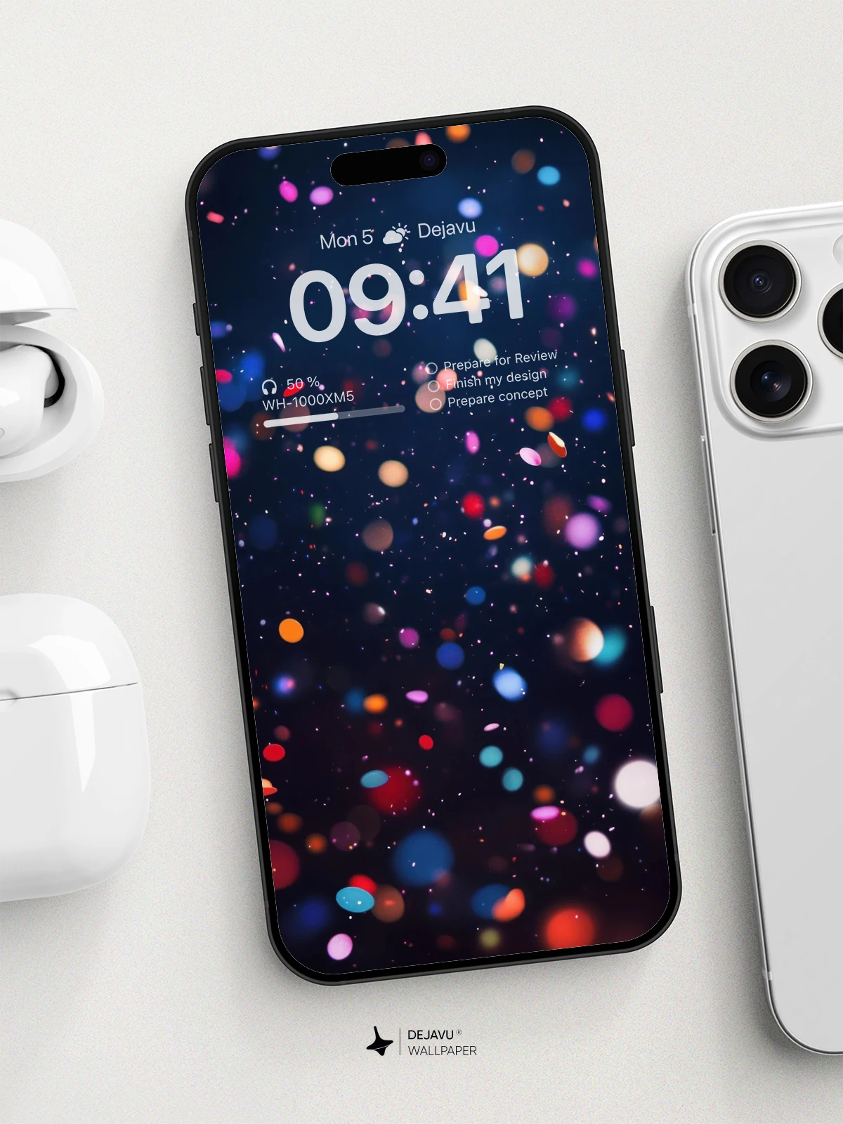 8K Abstract Bokeh Lights Wallpaper