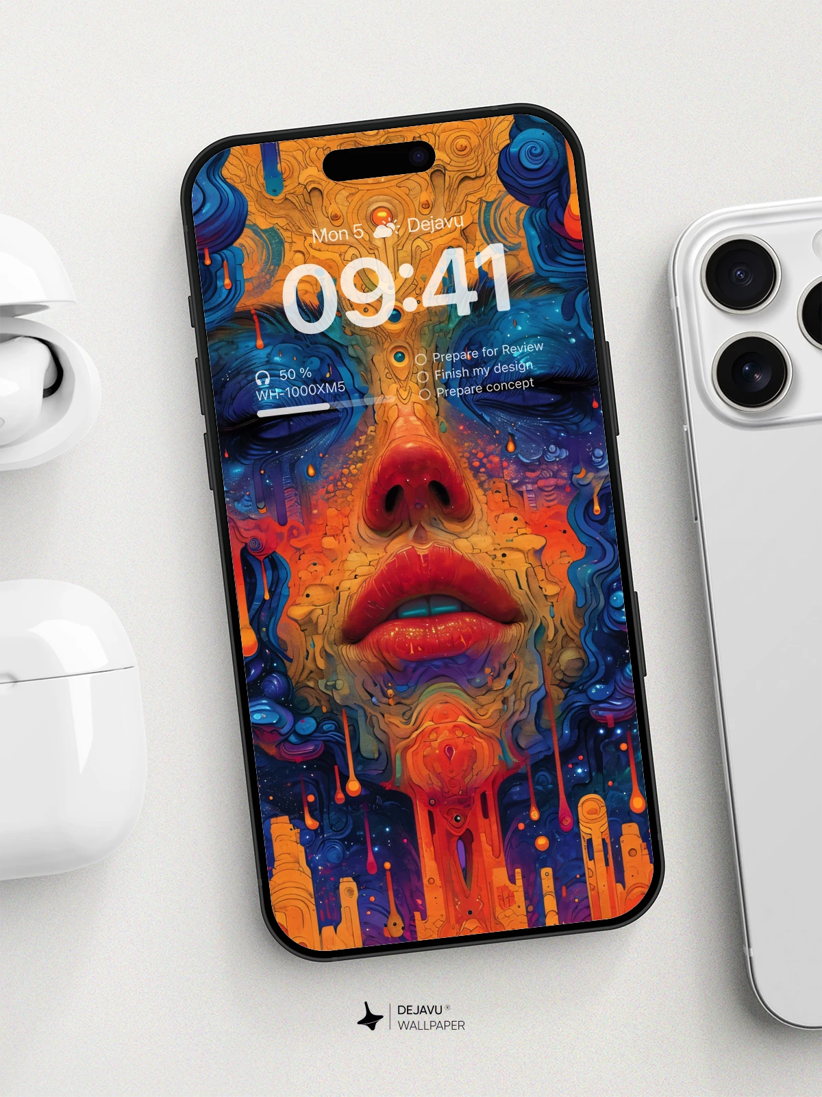 8K Abstract Art: Cosmic Fusion of Colors and Shapes