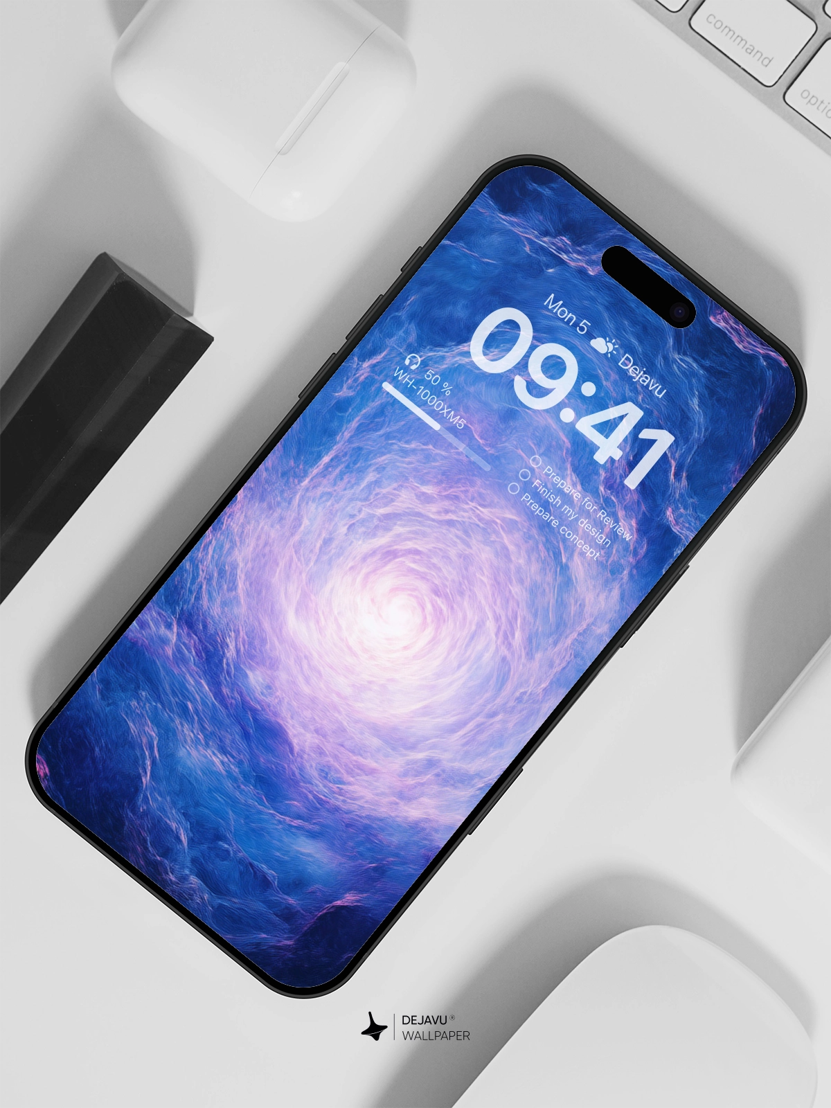 8K Abstract Cosmic Vortex Wallpaper