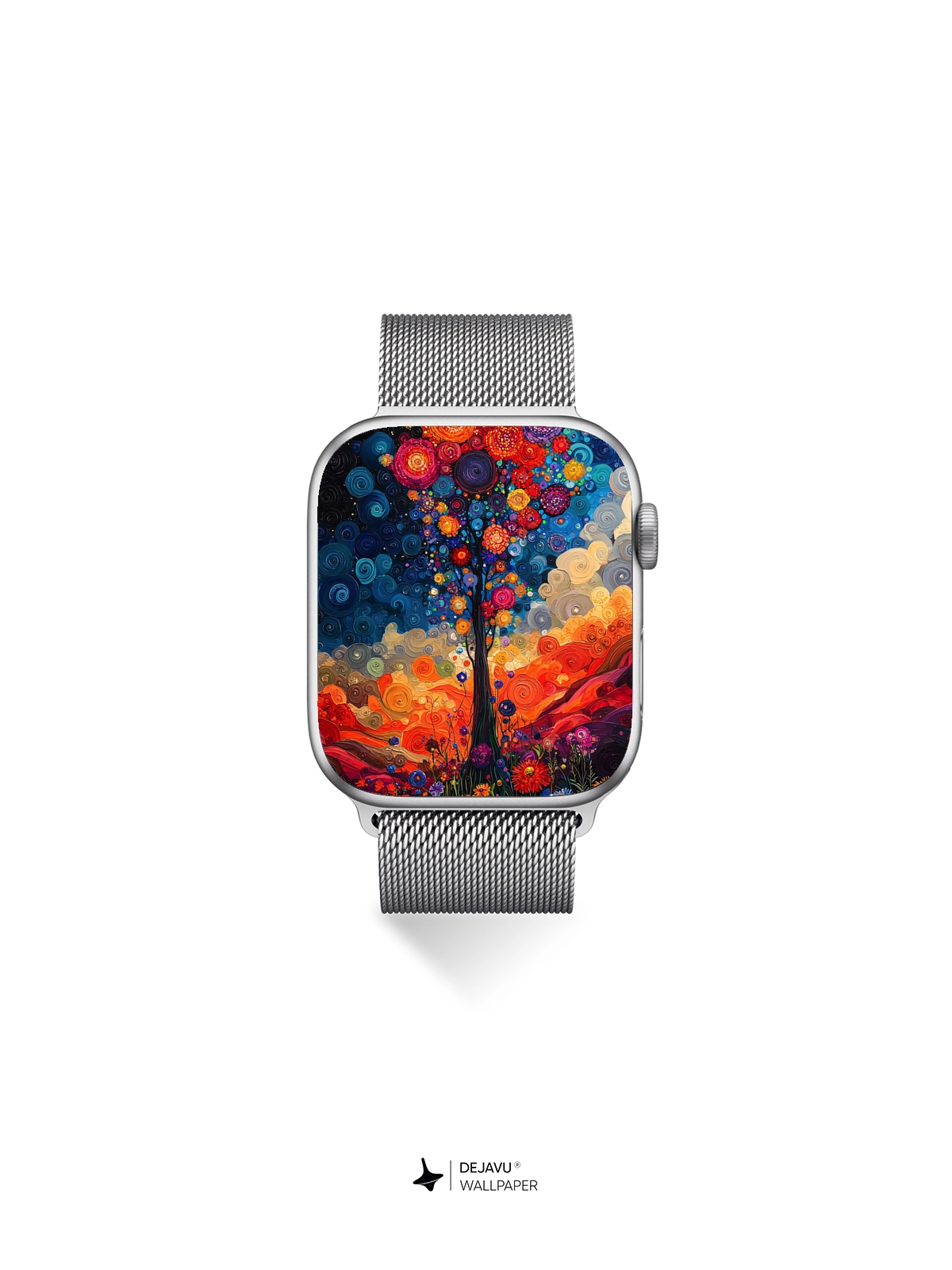 8K Abstract Floral Painting Wallpaper