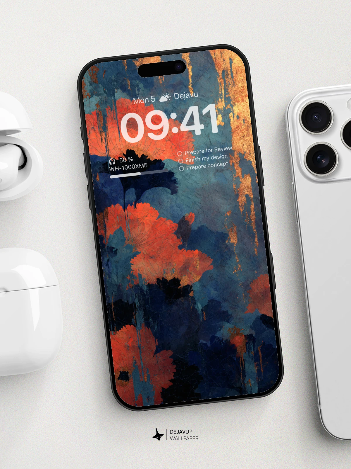 8K Abstract Floral Wallpaper: Minimal Aesthetic for iPhone & Android