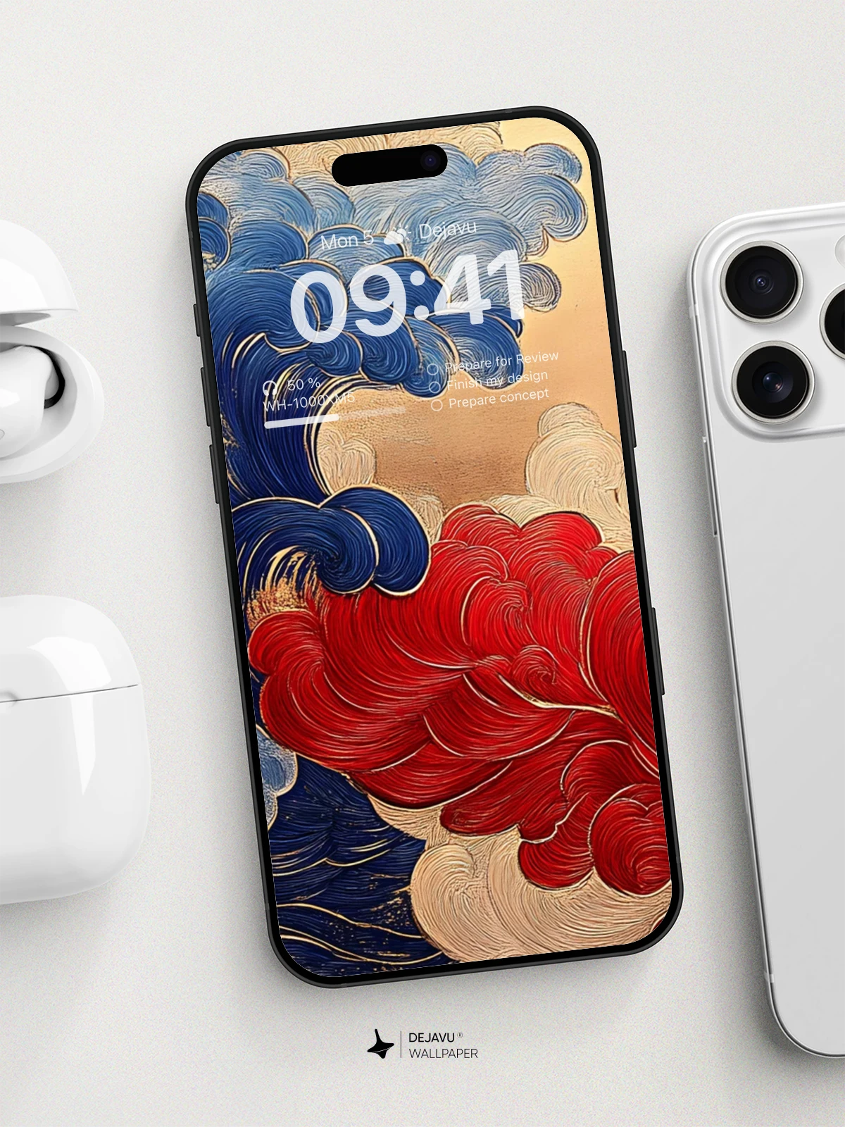 8K Abstract Clouds Painting Wallpaper