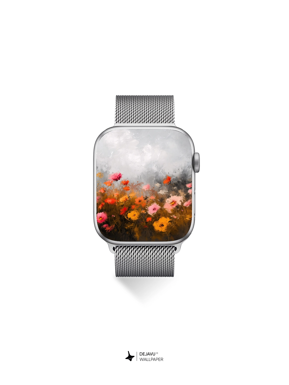 8K Abstract Floral Painting Wallpaper