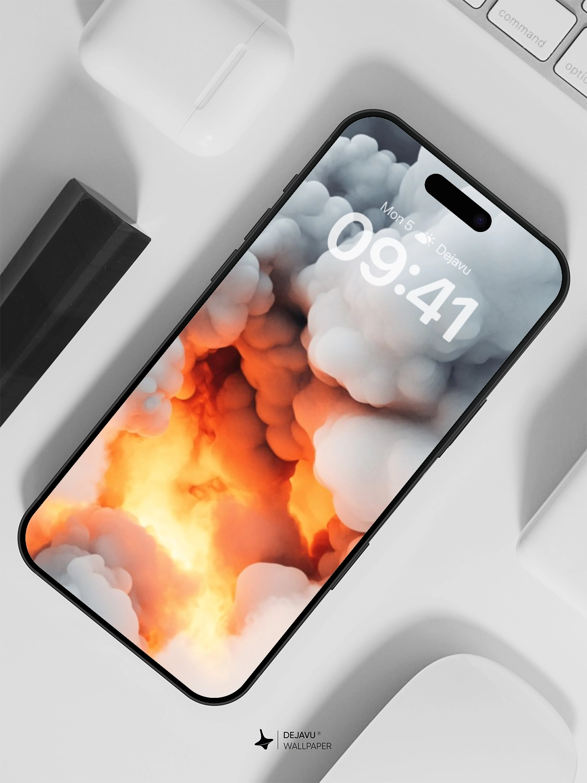 8K Abstract Explosion Wallpaper