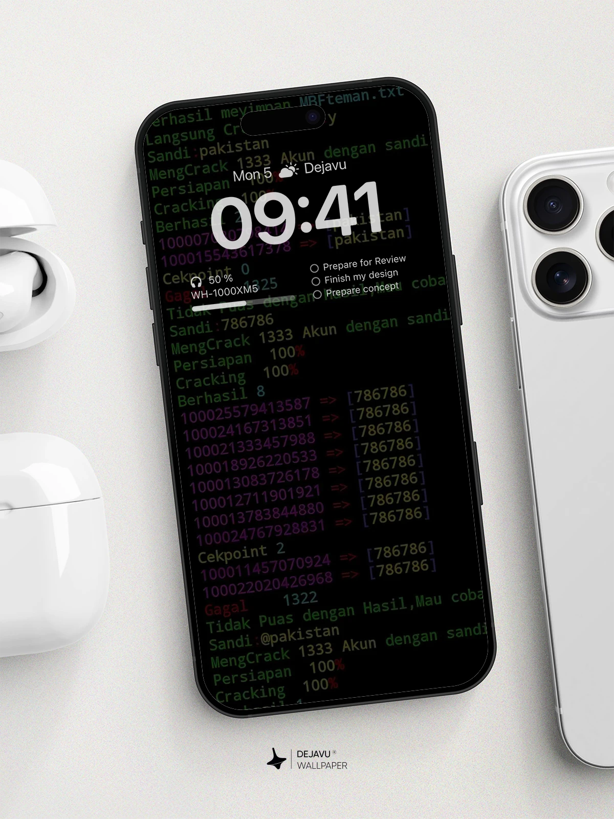 Tech Minimalist 8K Wallpaper with Gradient and RGB Effects