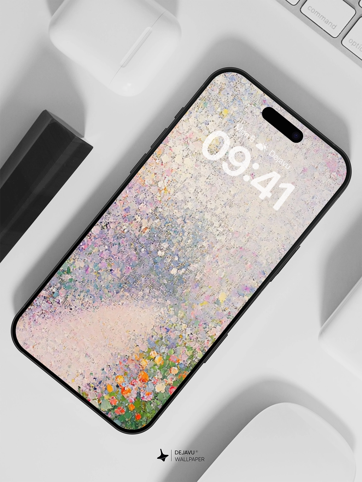 8K Abstract Floral Garden: Soft Gradient Painting