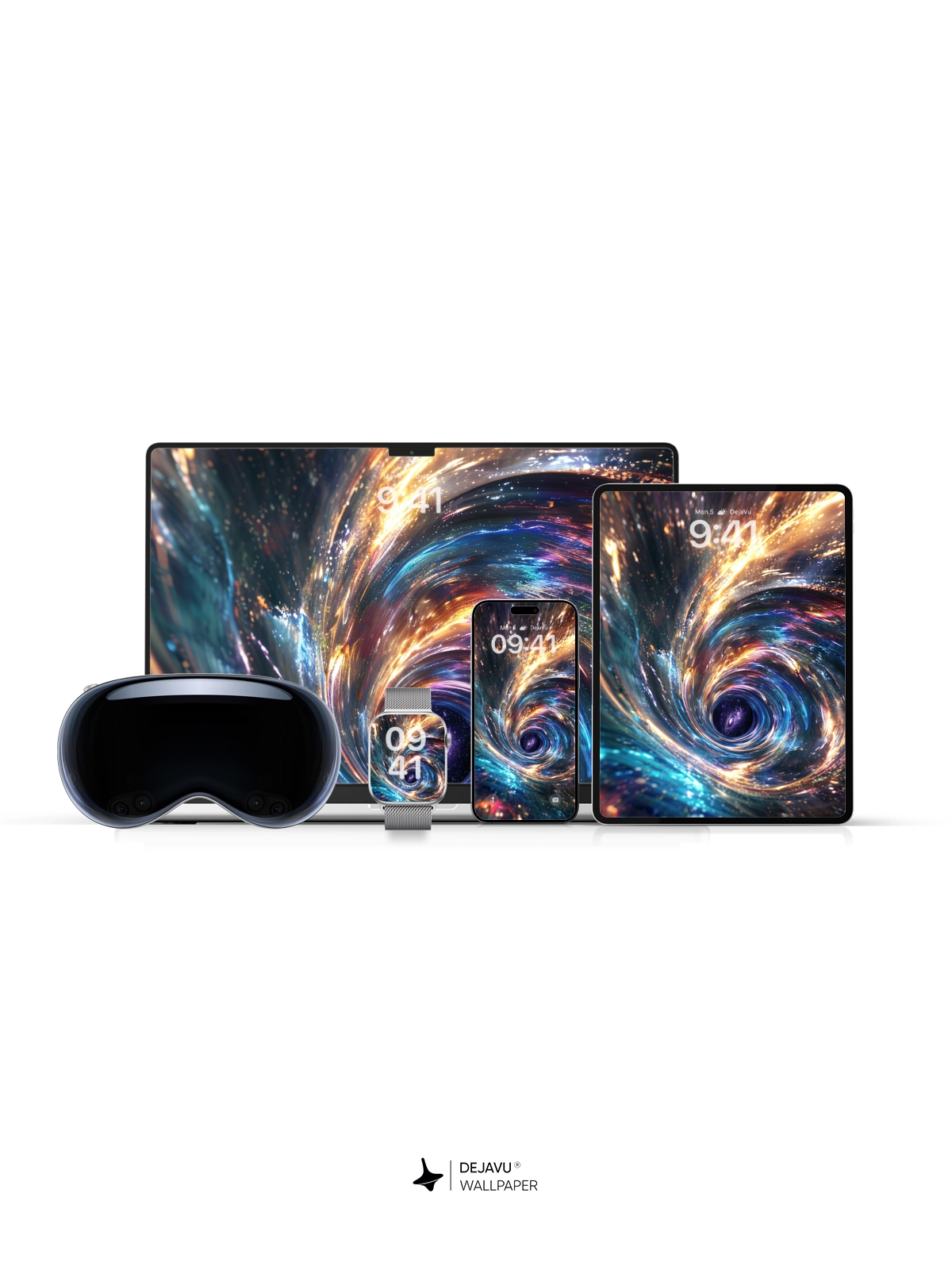 8K Abstract Cosmic Vortex Wallpaper
