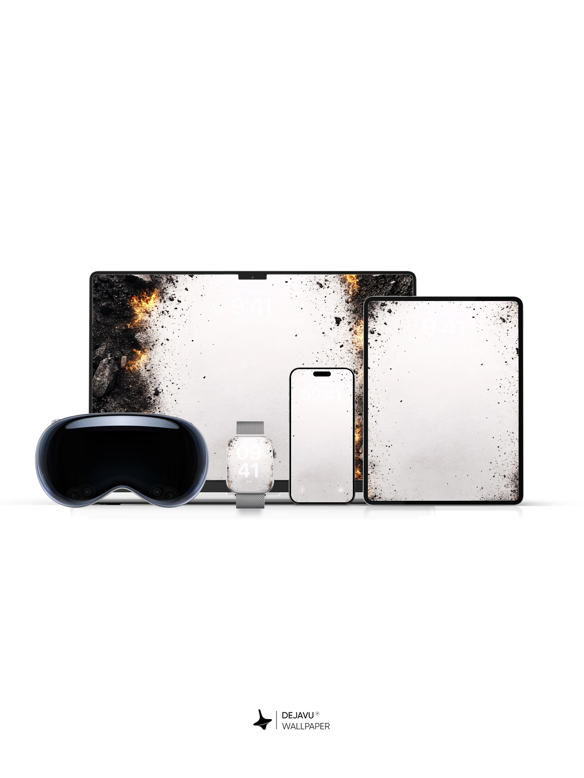 8K Abstract Explosion Wallpaper