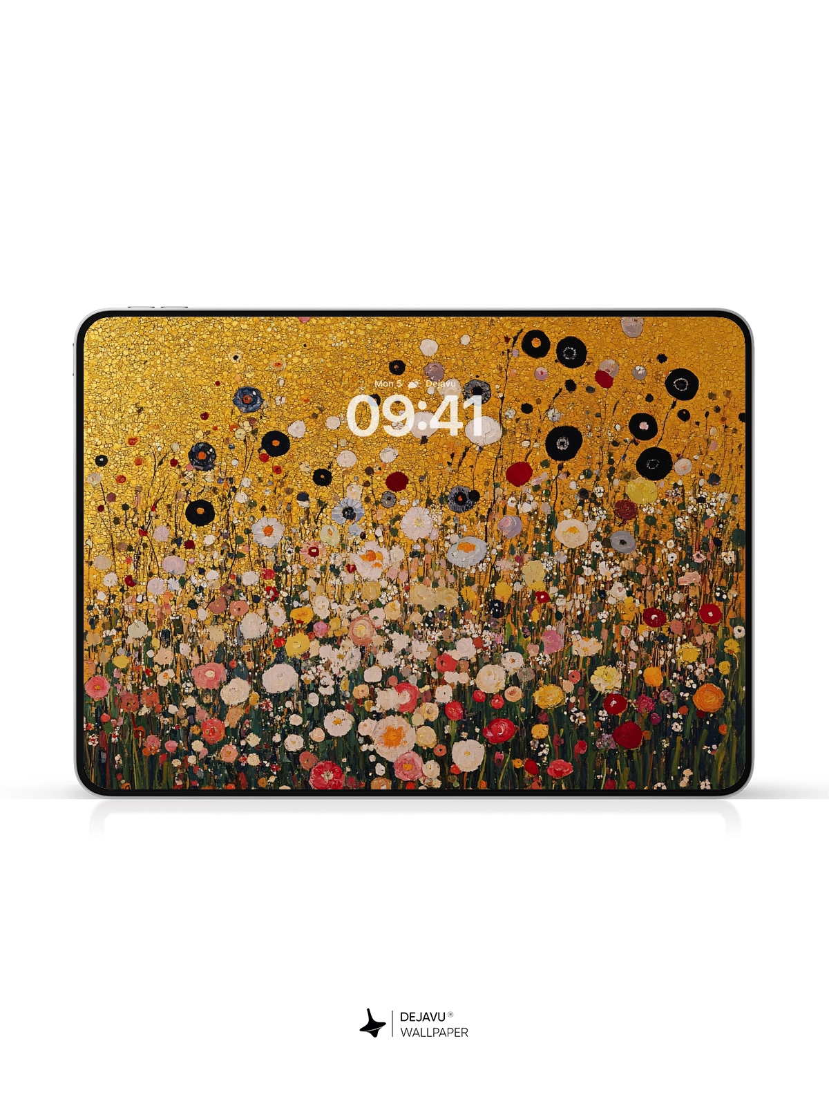 8K Abstract Floral Painting Wallpaper