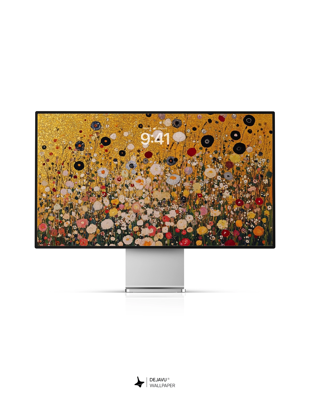 8K Abstract Floral Painting Wallpaper