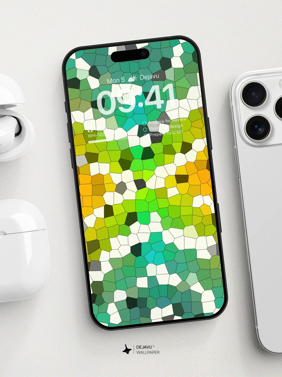 Vibrant Mosaic Wallpaper 8K for iPhone