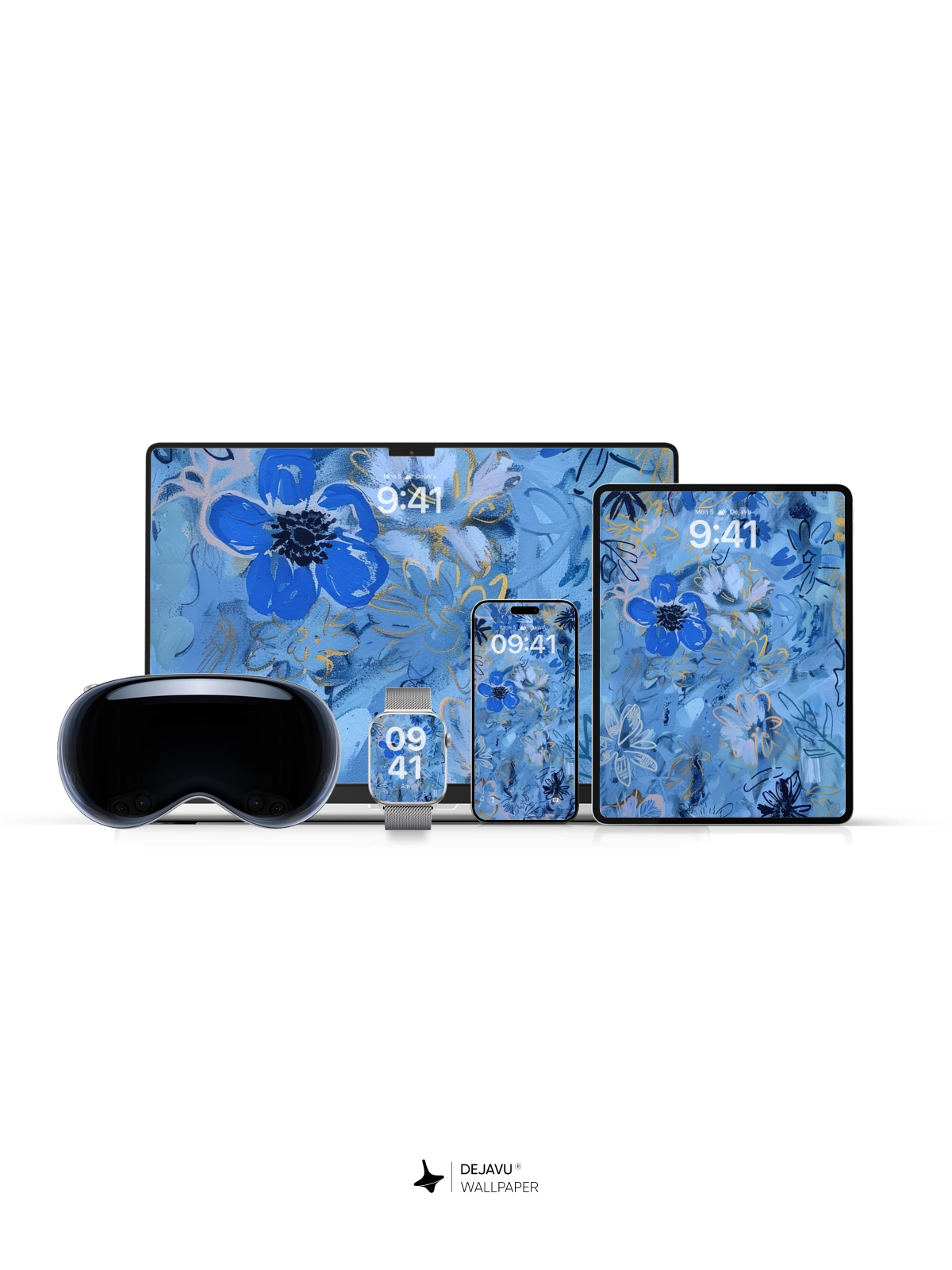 8K Abstract Floral Minimal Aesthetic Wallpaper