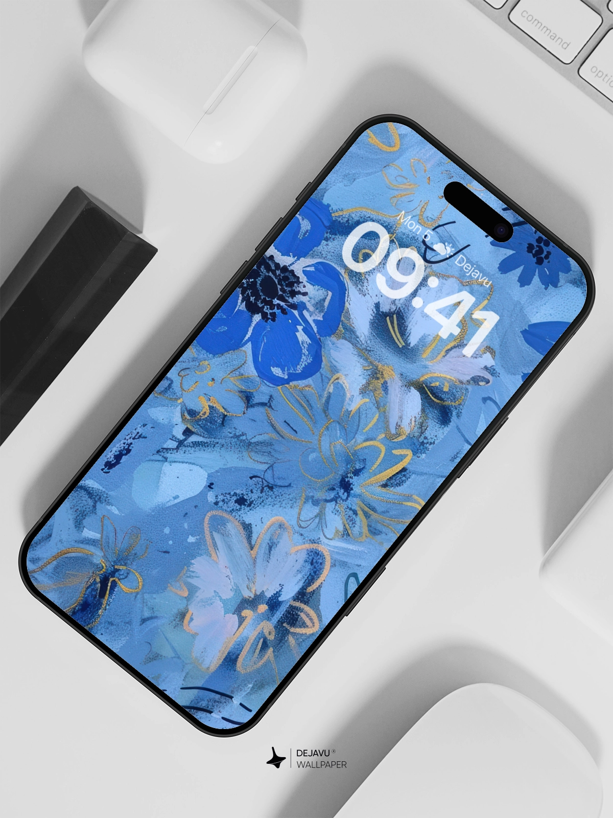 8K Abstract Floral Minimal Aesthetic Wallpaper