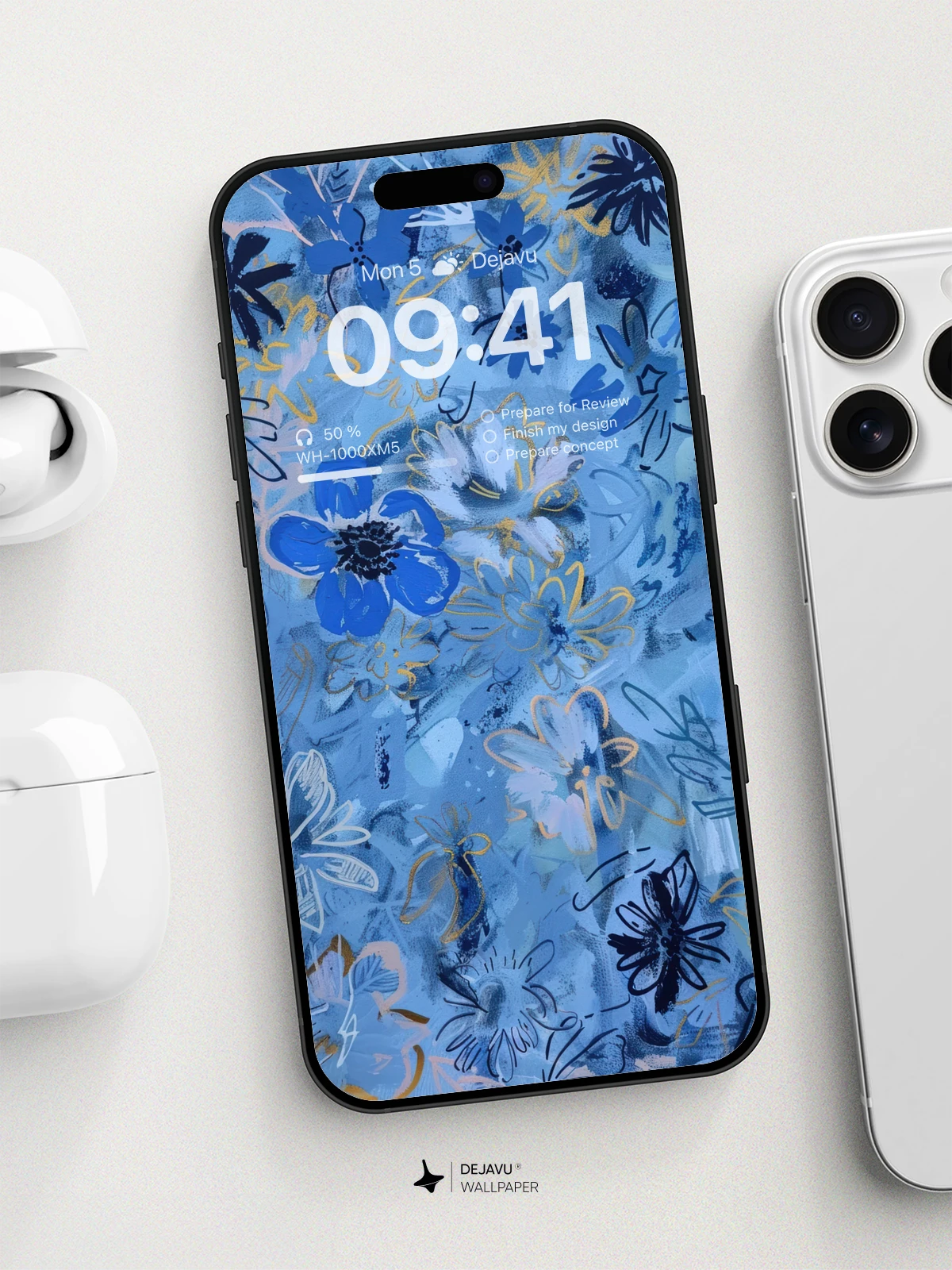 8K Abstract Floral Minimal Aesthetic Wallpaper