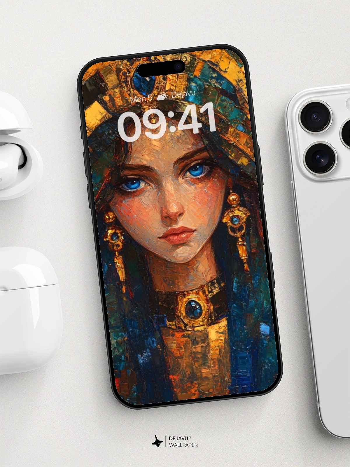 8K Abstract Art: Mystical Goddess Painting