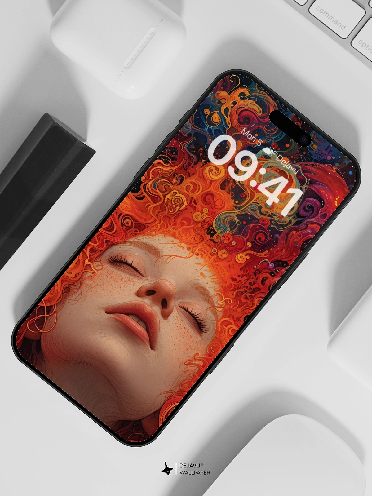 8K Abstract Fantasy Illustration: Vibrant Colors and Ethereal Dreams