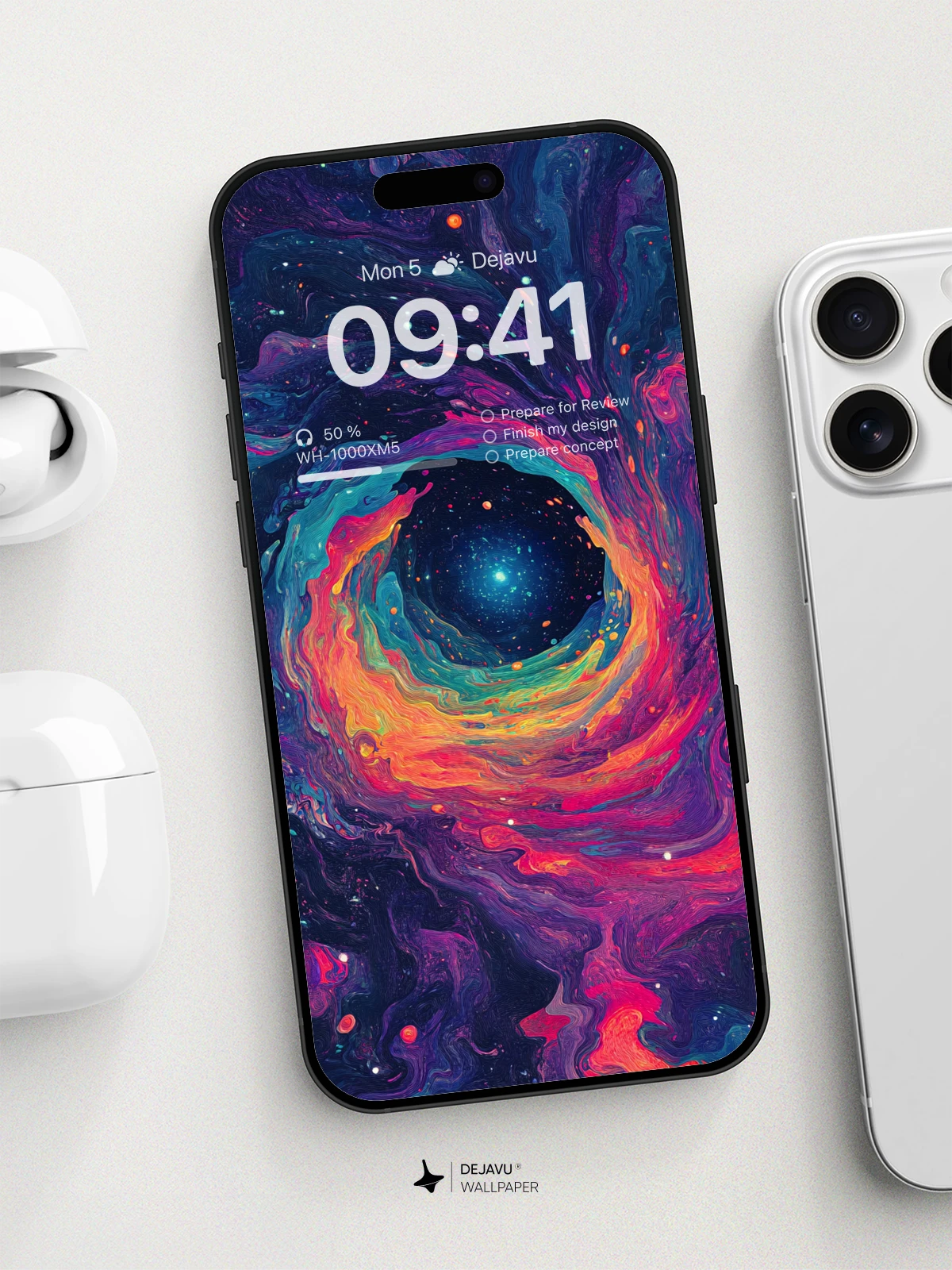 8K Abstract Cosmic Vortex Wallpaper