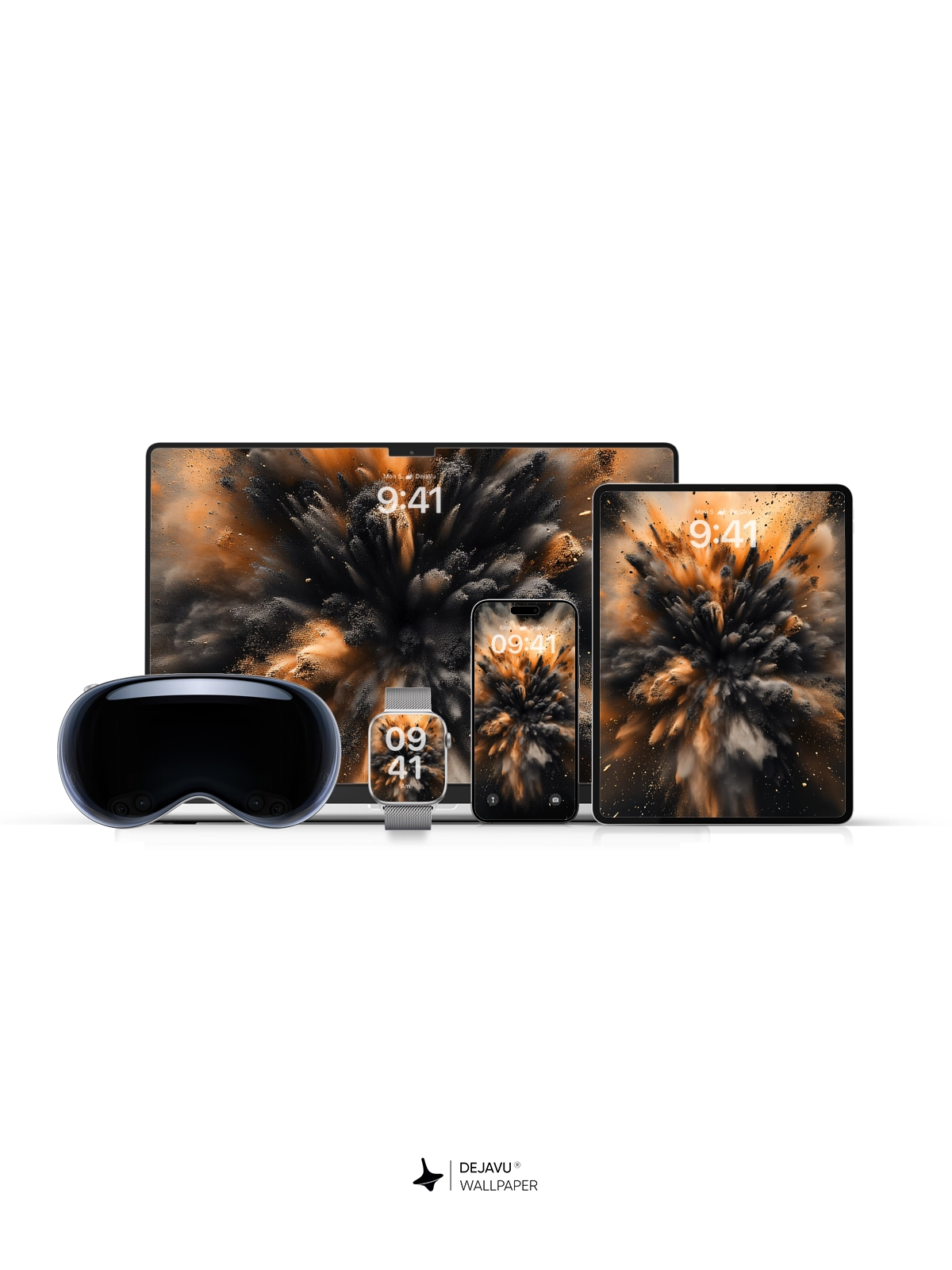 8K Abstract Explosion Wallpaper