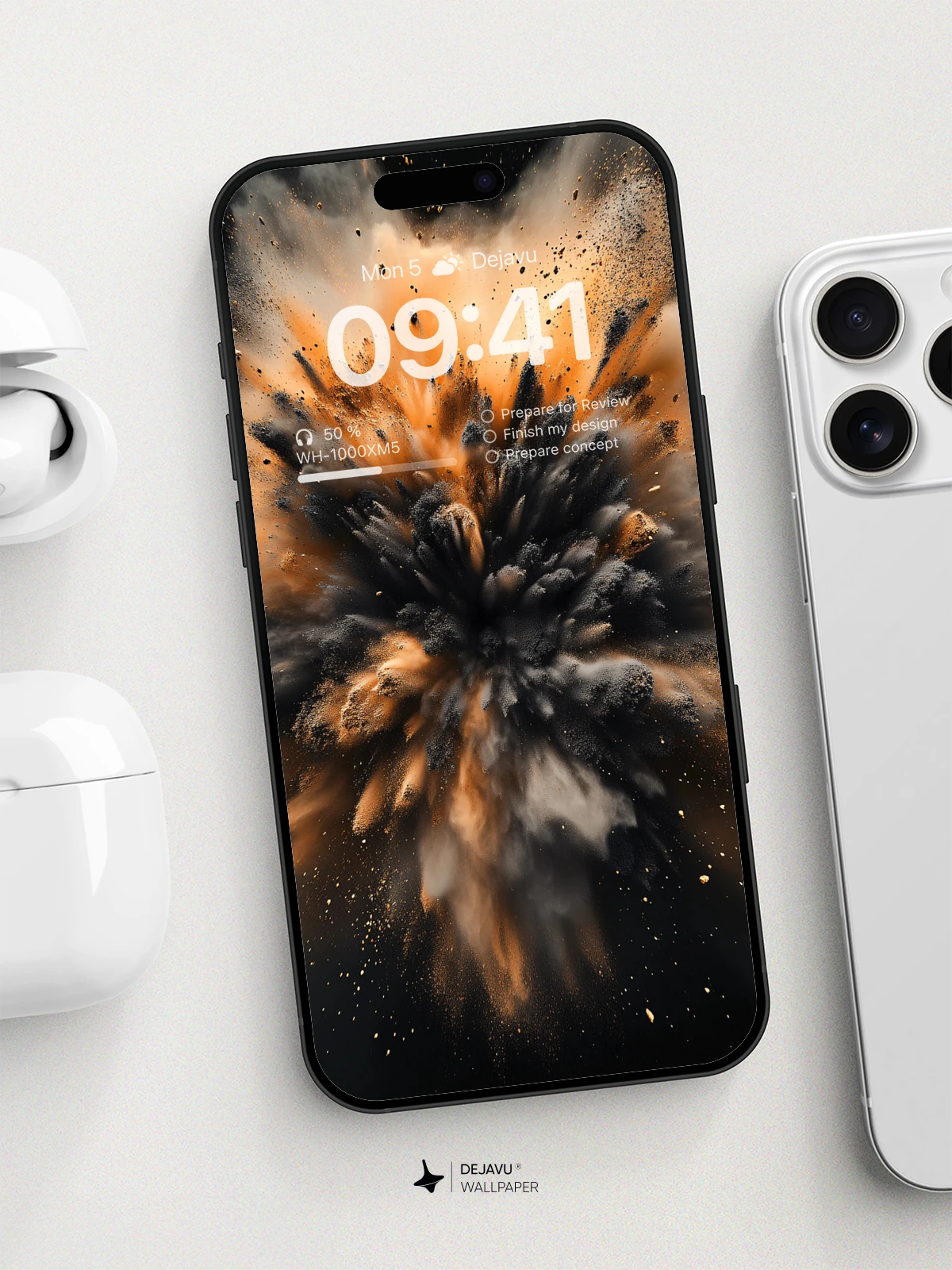 8K Abstract Explosion Wallpaper