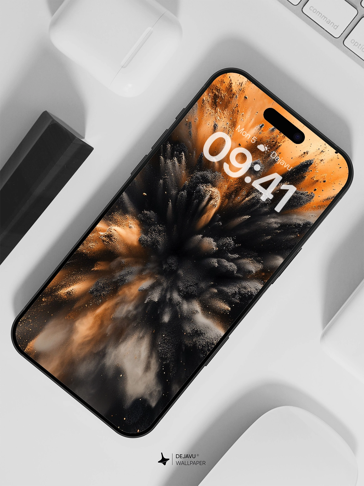 8K Abstract Explosion Wallpaper