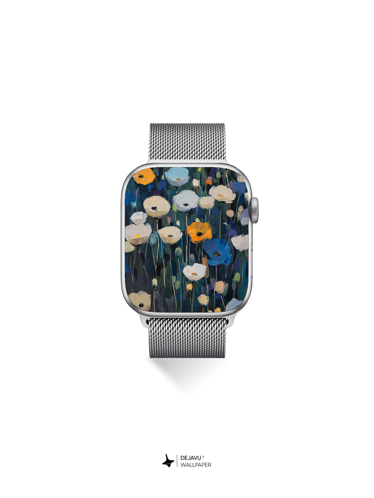 8K Abstract Floral Painting Wallpaper