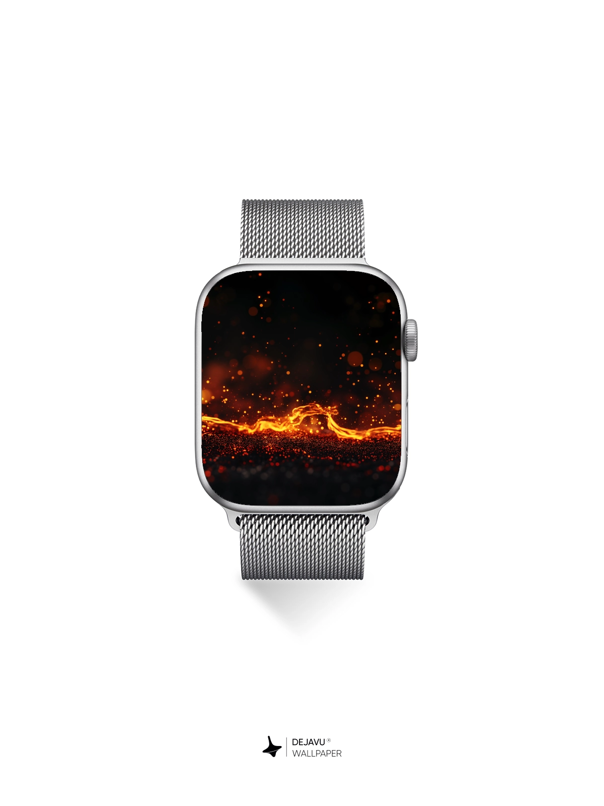 8K Abstract Fire Sparks Minimal Wallpaper