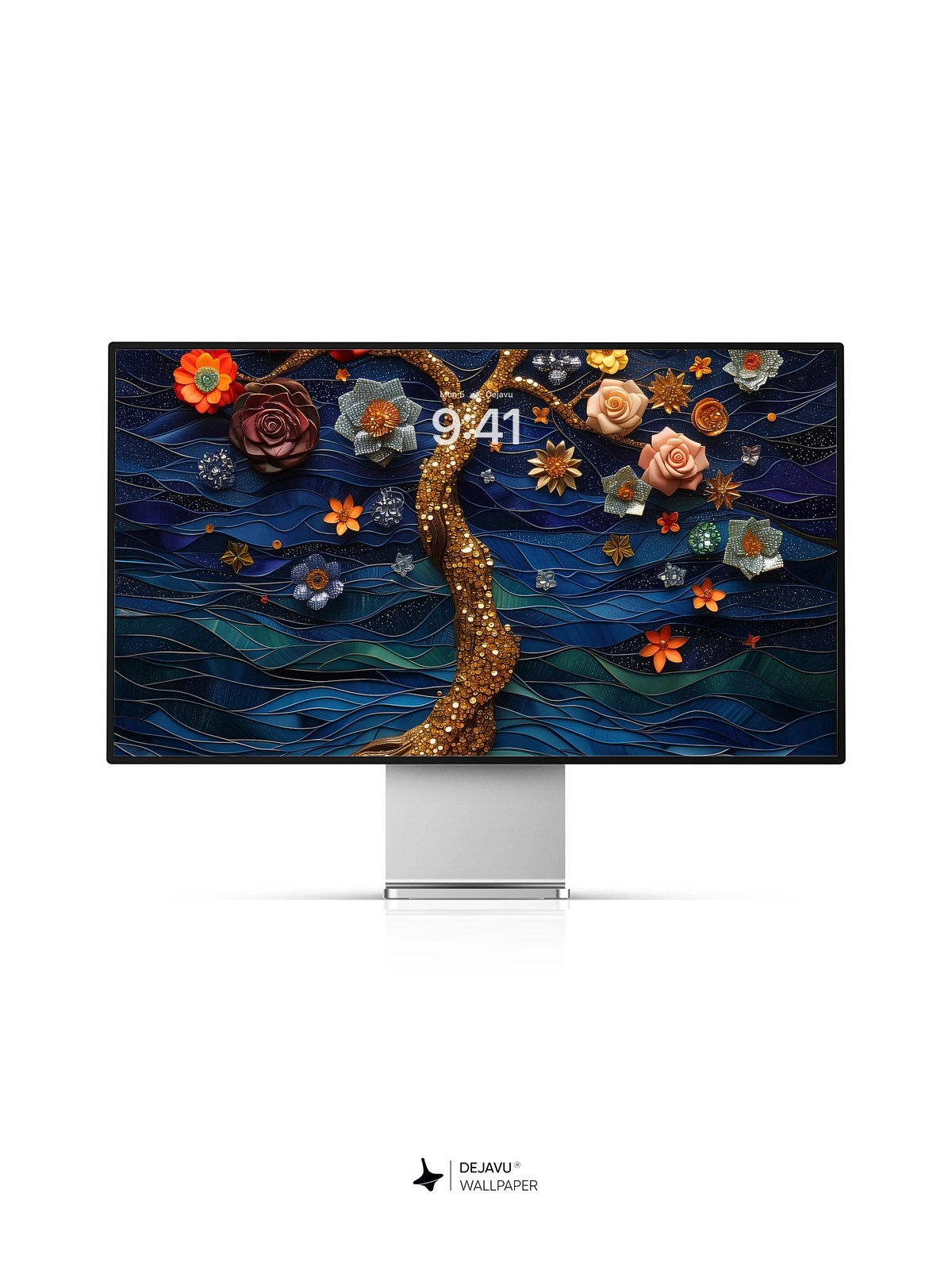 8K Abstract Floral Tree Wallpaper: Aesthetic & Minimal Design