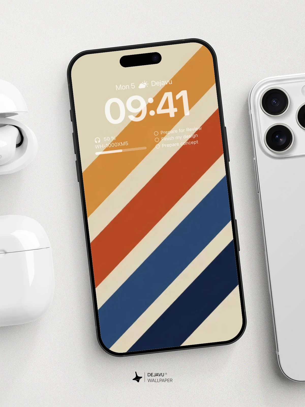 Minimalist Abstract Stripes Wallpaper