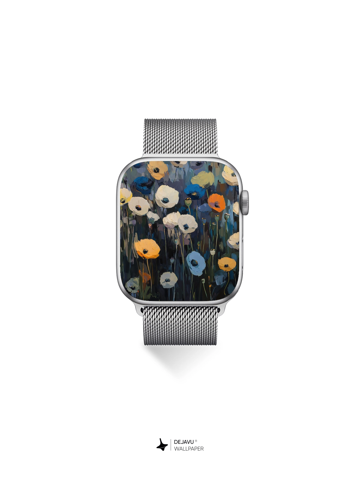 8K Abstract Floral Painting Wallpaper