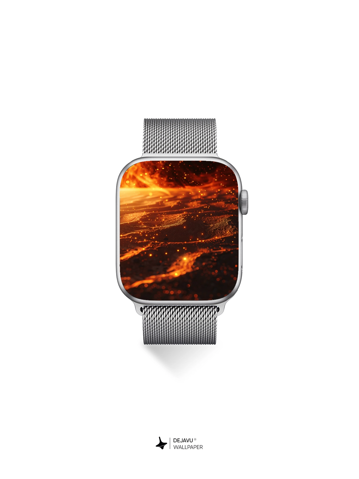 8K Abstract Fire and Sparks Minimal Aesthetic Wallpaper