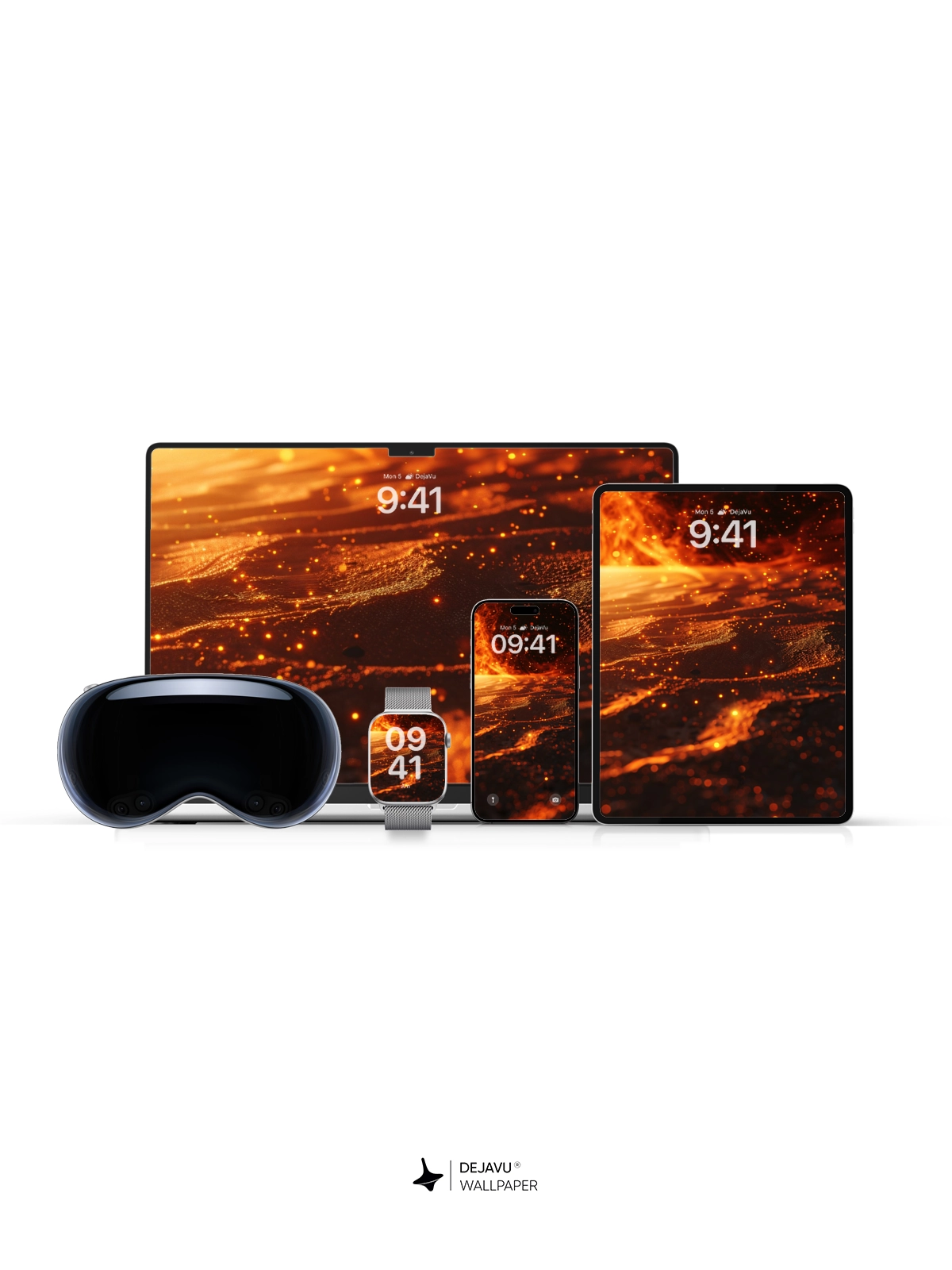 8K Abstract Fire and Sparks Minimal Aesthetic Wallpaper