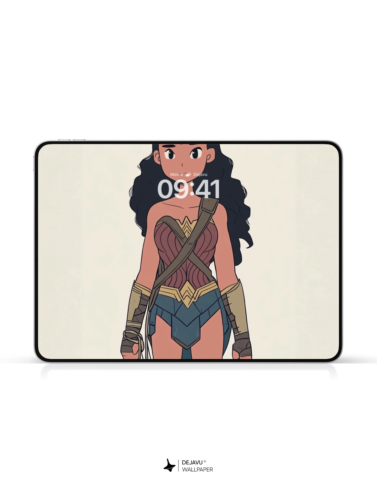 Wonder Woman Cartoon Wallpaper 8K
