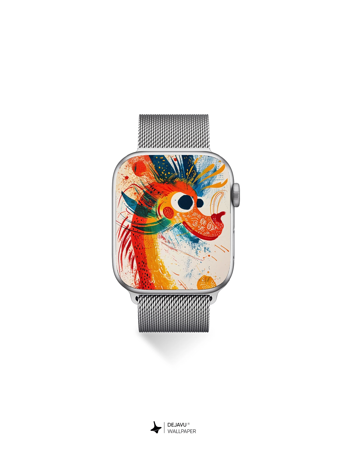 8K Abstract Dragon Illustration: Aesthetic and Vibrant Wallpaper