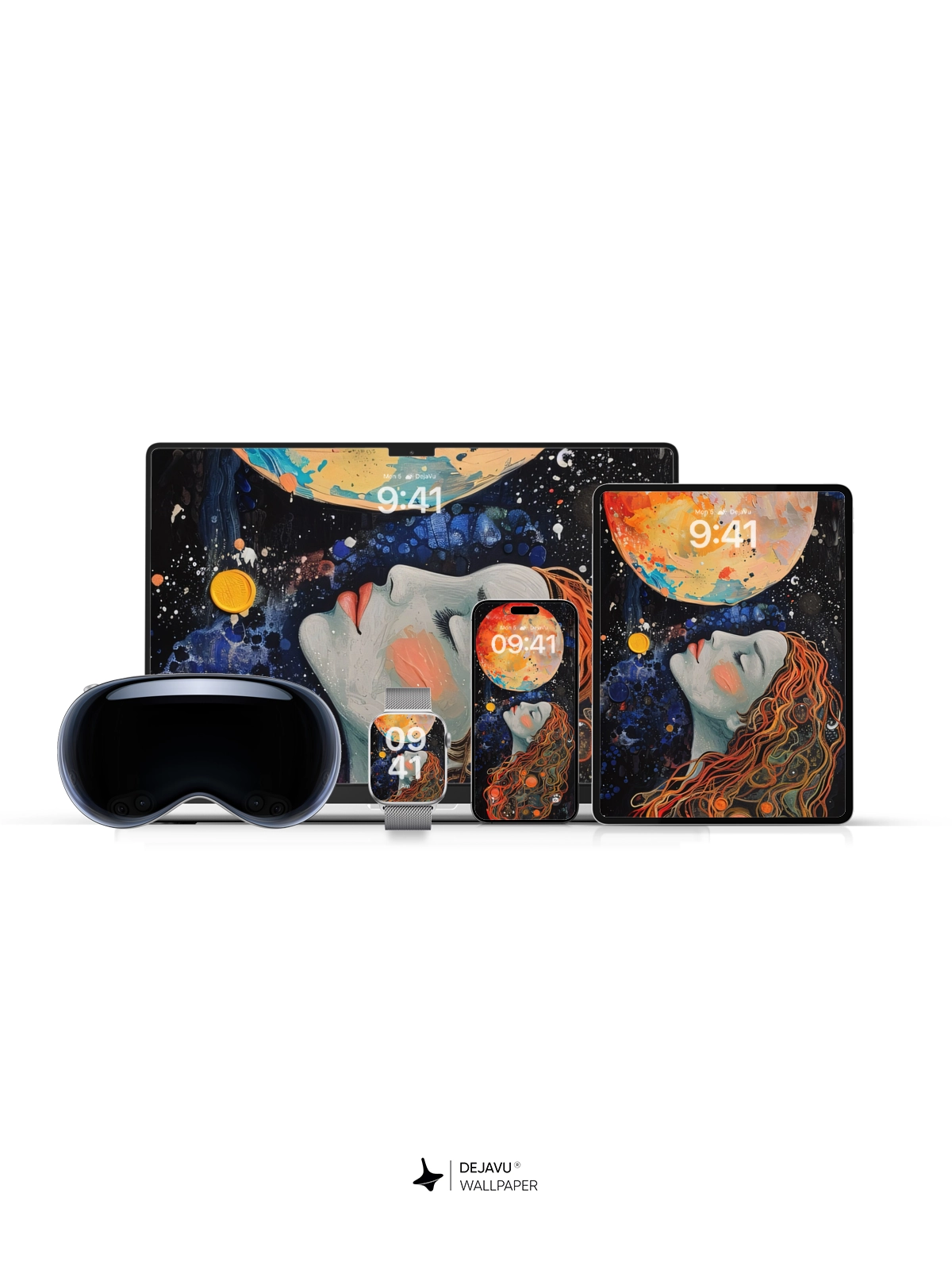 8K Abstract Cosmic Illustration: Celestial Dreamscape