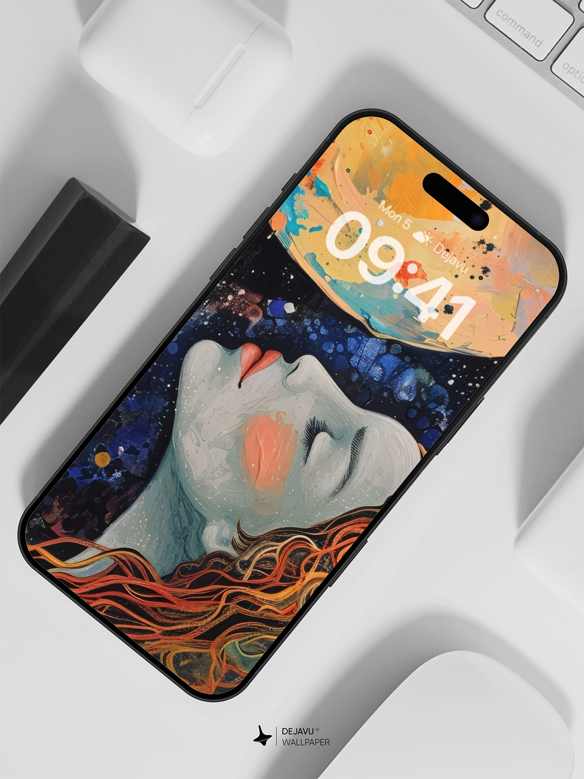 8K Abstract Cosmic Illustration: Celestial Dreamscape