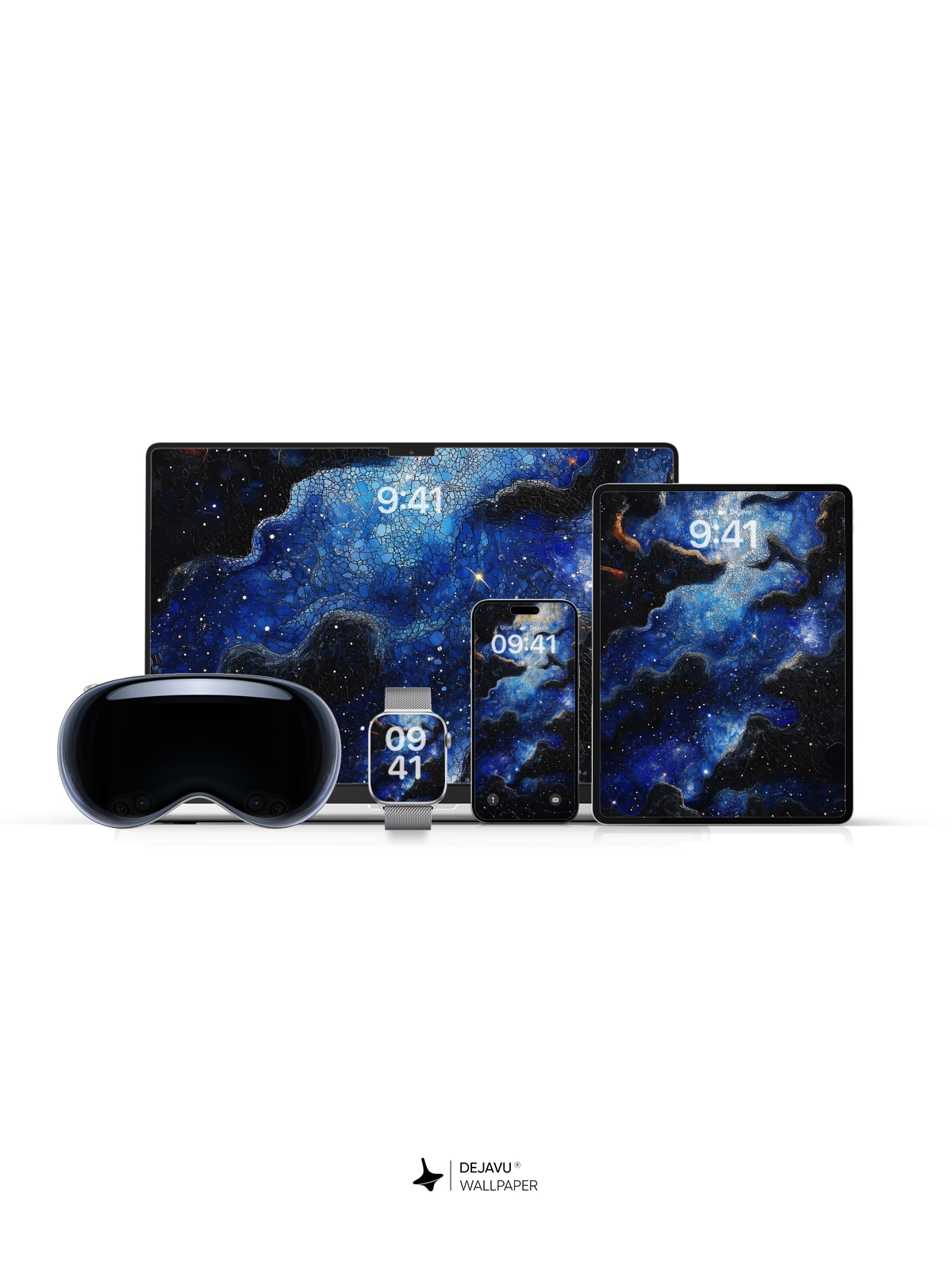 8K Abstract Cosmic Painting: Aesthetic Galaxy Wallpaper