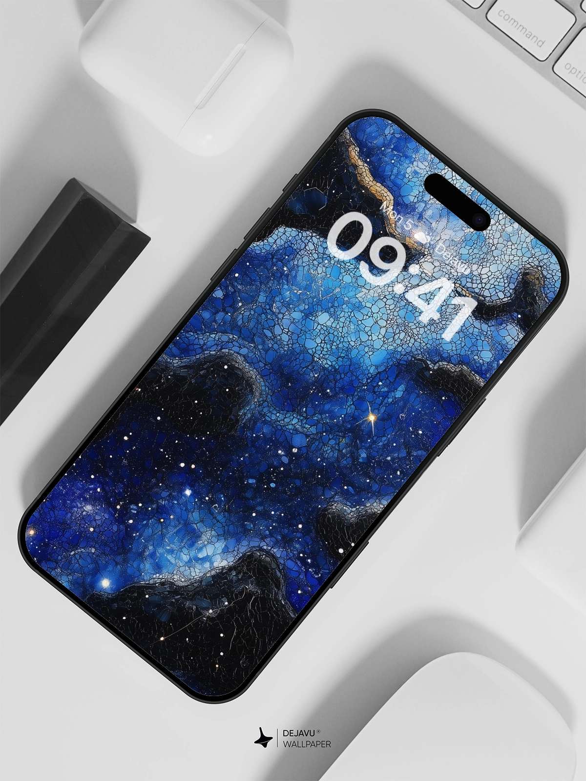 8K Abstract Cosmic Painting: Aesthetic Galaxy Wallpaper